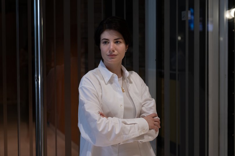 Kateryna Mykhalko, 25, who started a lobbying group for drone manufacturers that has grown to include over 100 companies in less than three years.