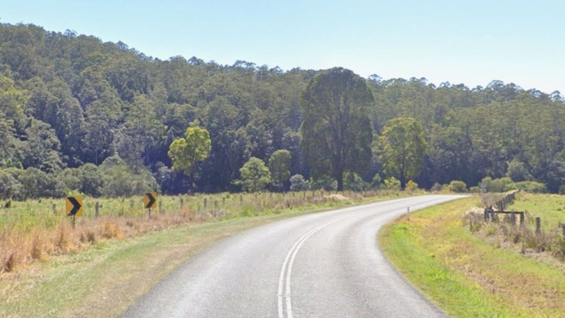 The driver was found dead in his car on Kyogle Rd at Kunghur.