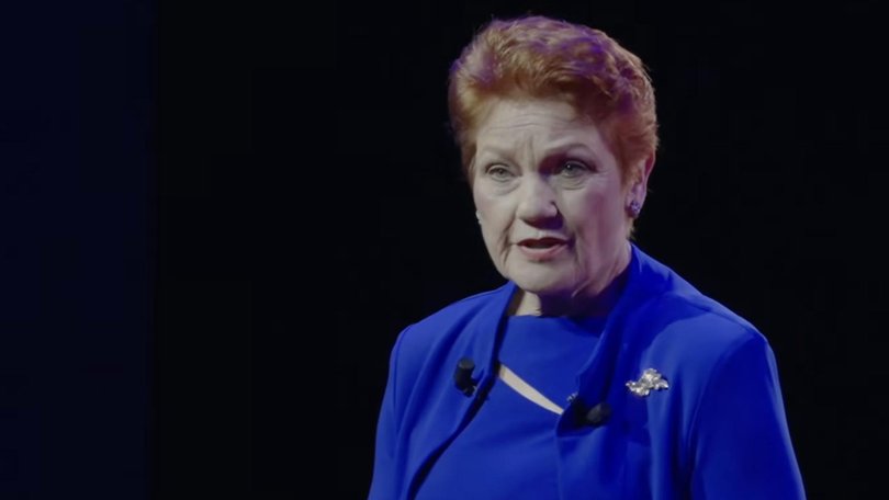 Pauline Hanson says her continued good performance in the opinion polls is encouraging but that she is open-minded about someone else leading any One Nation government.