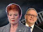 Barnaby takes brutal aim at Labor over Hanson row.