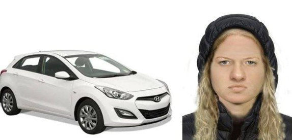 Victoria Police have released a stock image of the vehicle and a computer-generate photo of a woman they are seeking to identify in hopes the public can help advance their investigation.
