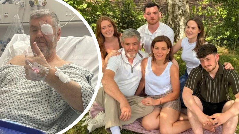 Father-of-four Jez Bridges has revealed how doctor's discovered he has a rare eye cancer that has spread to his liver.