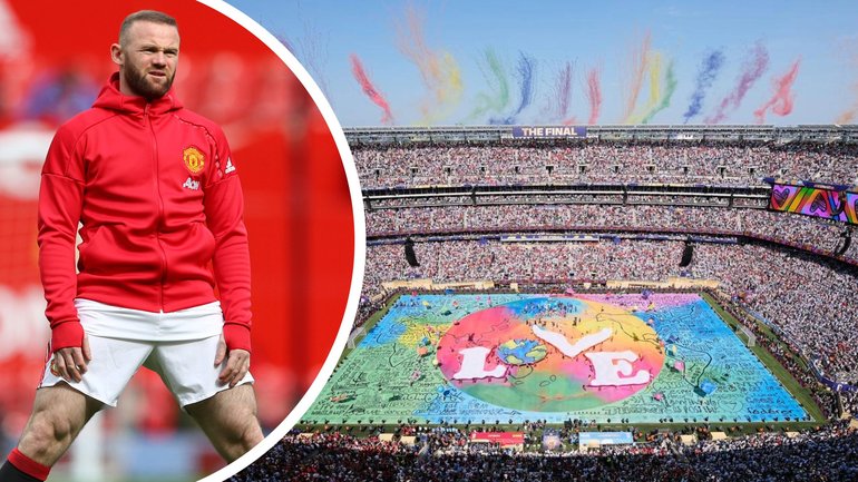 Wayne Rooney was not a fan of the half time celebrations.