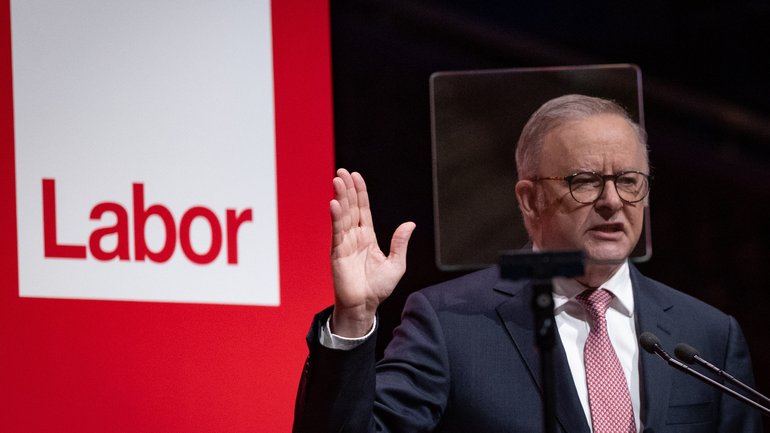 Prime Minister Anthony Albanese at the NSW Labor Annual State Conference.