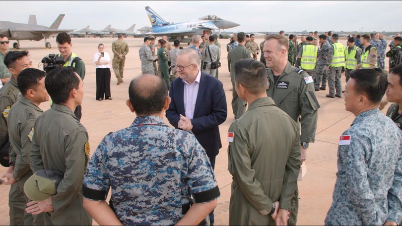 Prime Minister Anthony Albanese publicly launched Exercise Pitch Black 2026 during a visit on the first day of flying operations.