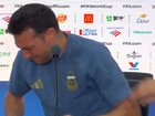 Lionel Scaloni ended his press conference in tears.