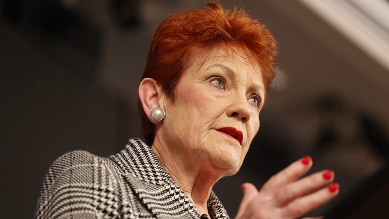 Prime Minister Anthony Albanese and Opposition Leader Angus Taylor have a problem — what do do about Pauline Hanson (pictured)?