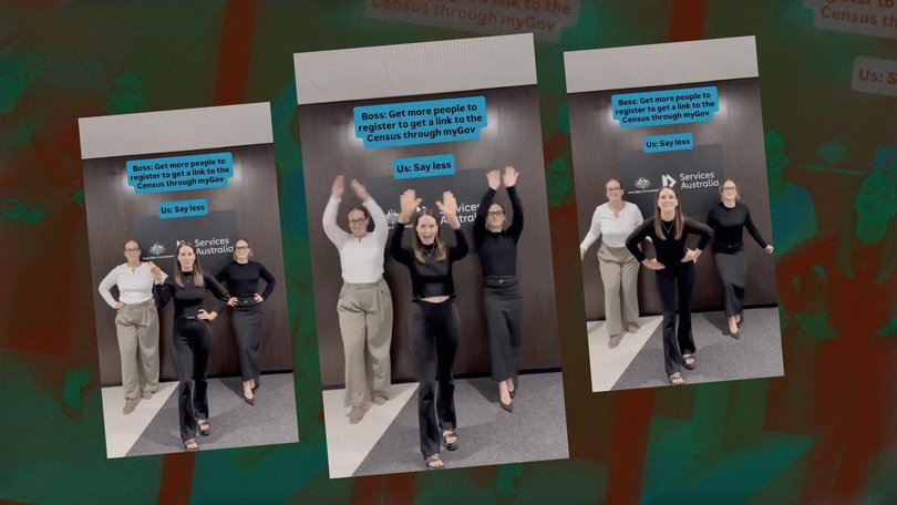 Services Australia is being blasted for wasting public money on ‘cringe’ dance reels and skits on social media, as parents report 36-minute call waits for critical services.