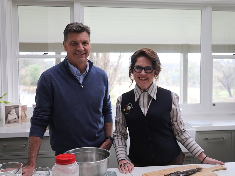 Annabel Crabb is heading to Goulburn to cook with Opposition Leader Angus Taylor in episode two.