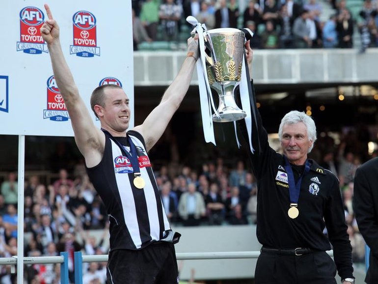 AFL premiership coach Mick Malthouse  gave evidence he was stabbed by a home invader. 