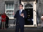 Andy Burnham delivers his inaugural speech as UK's new Prime Minister on on July 20, 2026 in London, England. 