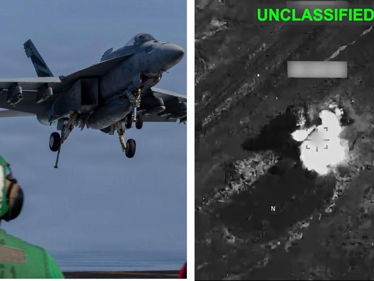 US Forces have struck targets in Iran for the ninth consecutive night.