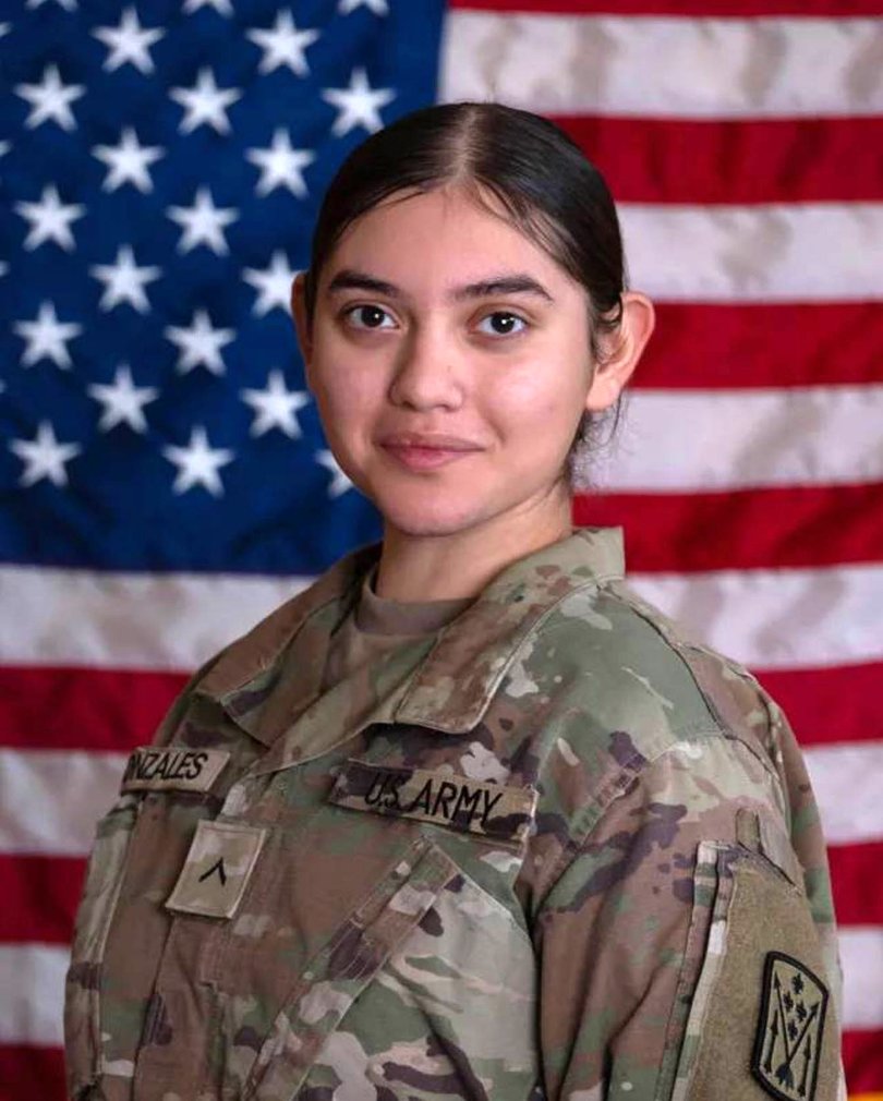 Pvt. Isabella Gonzales.