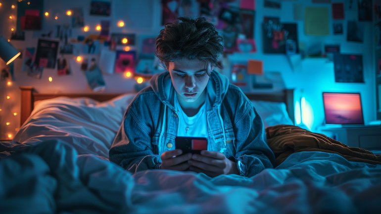 Teen boys in the study said they wanted to use social media less often, but felt unable to stop. 