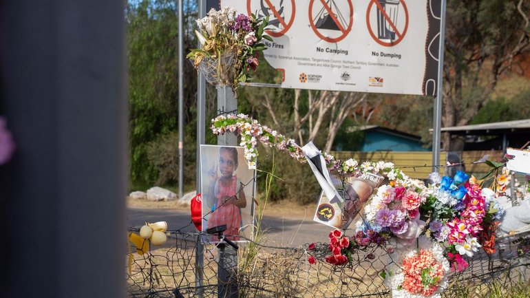 A report has found Kumanjayi Little Baby was let down by the child protection system. (Rhett Hammerton/AAP PHOTOS)