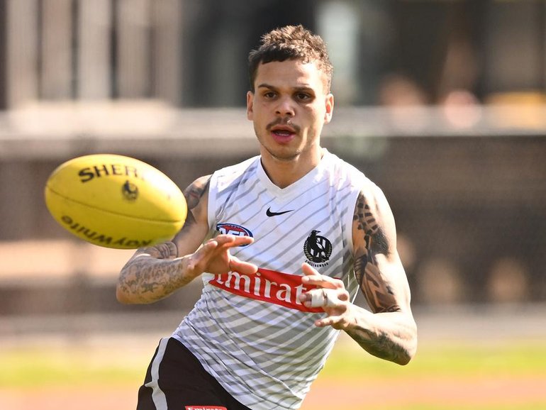 Norm Smith medallist Bobby Hill is unlikely to don Collingwood colours again. (James Ross/AAP PHOTOS)