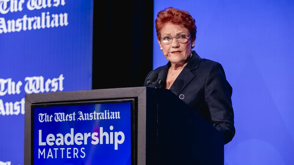 One Nation Leader Pauline Hanson’s full, unedited Leadership Matters speech