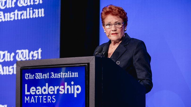 Pauline Hanson at Crown Perth.