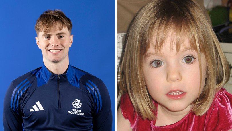 Madeleine McCann’s (right) younger brother Sean McCann (left) has been selected to swim for Scotland at the upcoming Commonwealth Games in Glasgow later this month.