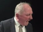 An agitated Barnaby Joyce bizarrely derailed an already hostile interview with 7.30 host Sarah Ferguson when he stopped to furiously yell at a dog. The fiery interview on the ABC's program saw a no-nonsense Ferguson grill Joyce - who beamed into the studio from rural NSW - about One Nation leader Pauline Hanson's policies and her recent trip to Europe. 7.30