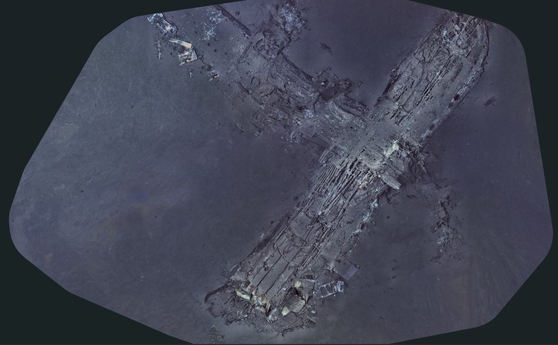 The wreckage of the plane was largely intact.