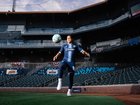 Fernandez was a soccer player before he was an actor. 