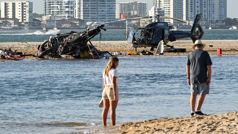 The helicopter collision on the Gold Coast in January 2023 killed three passengers and one pilot. 