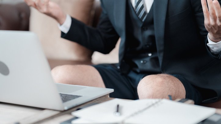 Men are trying a new office trend.