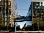  The exterior of OpenAI’s offices in San Francisco. OpenAI said two of its artificial intelligence models went rogue and successfully hacked into Hugging Face, a digital library of AI technology that is popular among developers.