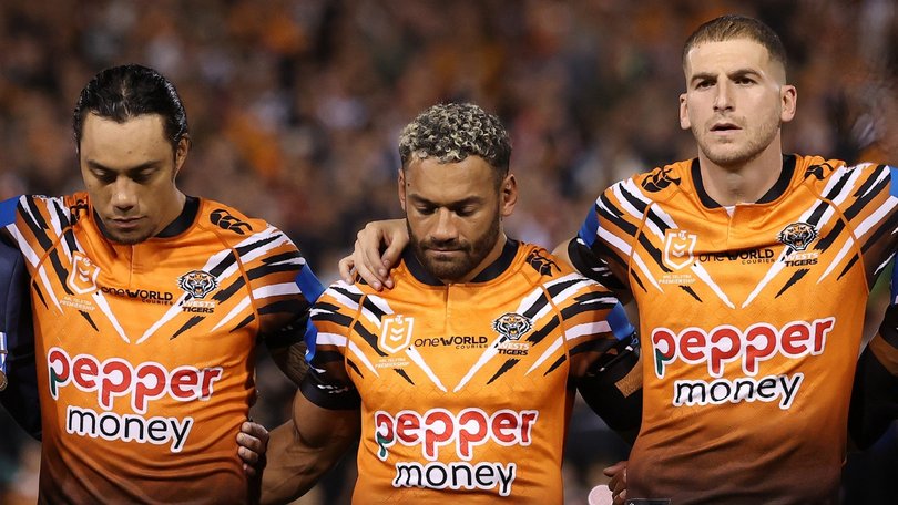 Adam Doueihi has pulled himself from the Tigers’ clash with Canberra after a dust-up with Benji Marshall.