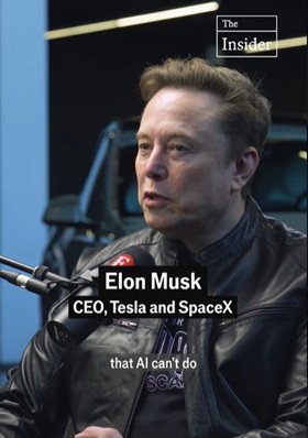 Elon Musk during his interview with Zanny Minton Beddoes, editor-in-chief of The Economist.