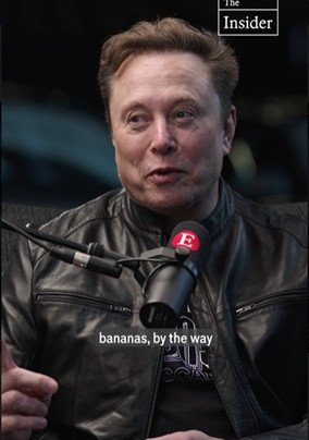 Elon Musk during his interview with Zanny Minton Beddoes, editor-in-chief of The Economist.