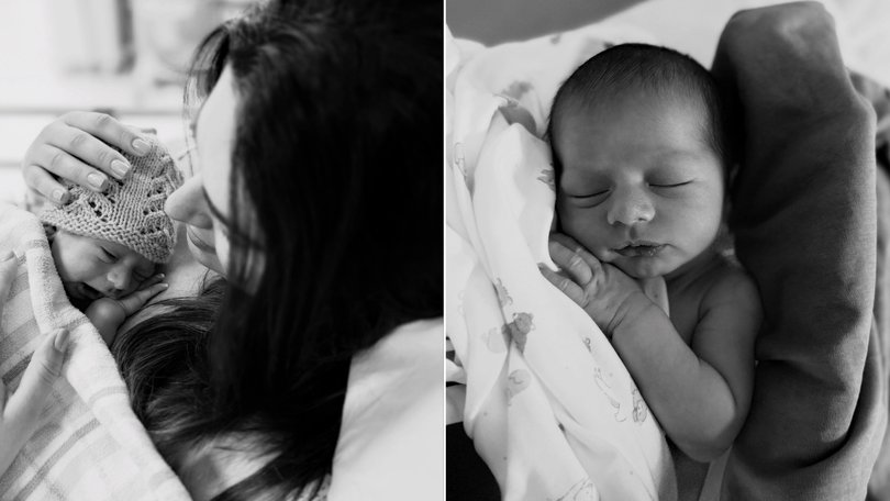 Sarah Abo welcomes baby boy.