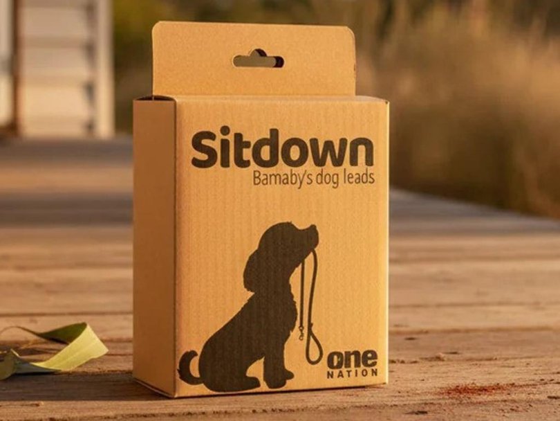 Barnaby's dog leads are on sale on One Nation’s website. Picture: Supplied.
