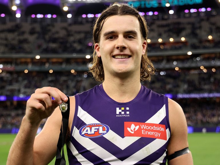 Murphy Reid with his prize.