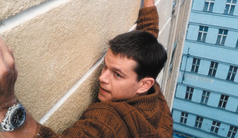 Matt Damon in a scene from the film The Bourne Identity.
