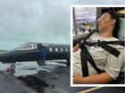 Kirsten Lindsey was flown by a private medical jet back home to receive more treatment for the 'catastrophic' injury'.