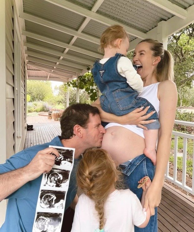 Miles is the couple’s third child, after Margot, 3, and 1-year-old Mabel. 