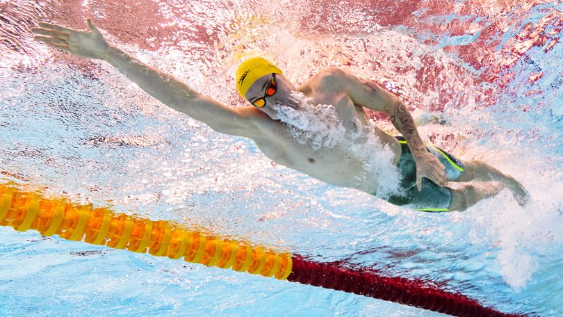 Sam Short looked in gold medal form in his 400m heat.