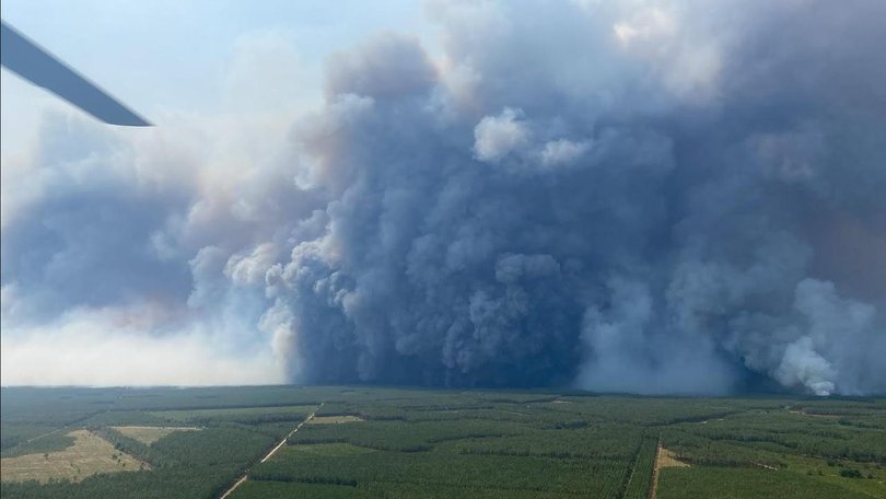 More than 250,000 people have been forced to flee wildfires in southwestern France and parts of Spain.