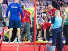 English gymnast Gabriel Langton has sickening fall at Comm Games