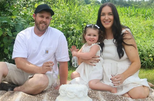 Heather and Nicholas Harris’ with Savannah.