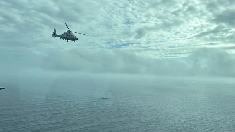 Six Chinese vessels, a rescue helicopter and a Vietnamese boat are searching for survivors.