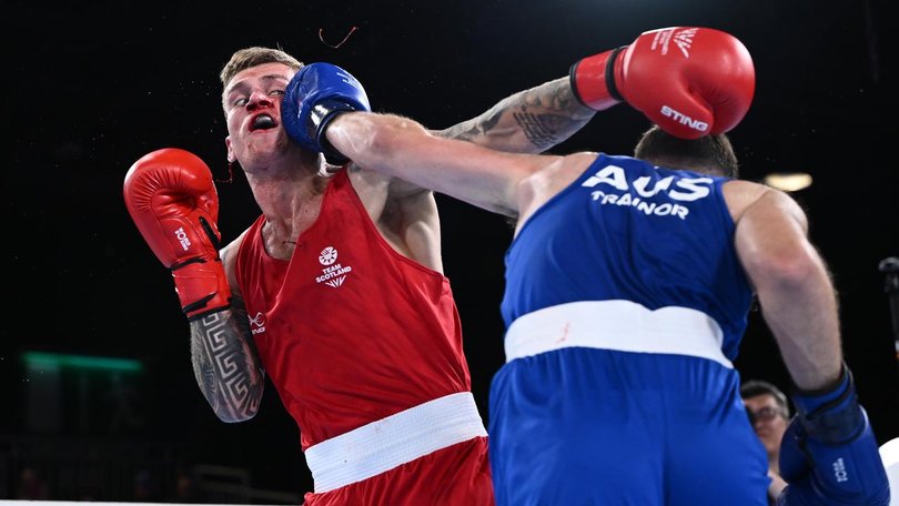 Trainor found his range before the referee ended his bout early.