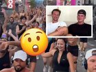 The expat founders of a controversial run club in Bali have been banned from returning to Indonesia and a warrant issued for their arrest after they were accused of barring locals from joining the group’s events. Inset: An alleged photo of the founders known as ‘JAS’ and ‘HQV’.