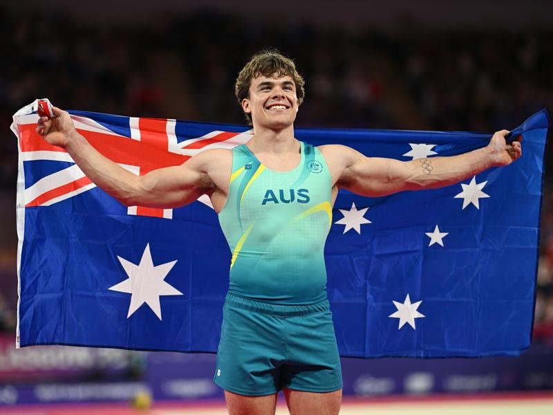 Jesse Moore was proud to claim a medal for Australia.