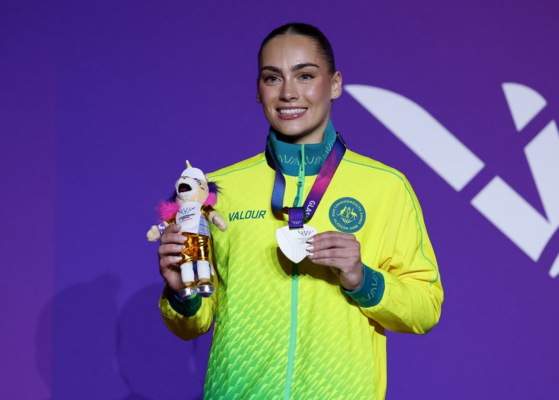 Breanna Scott won a silver medal.