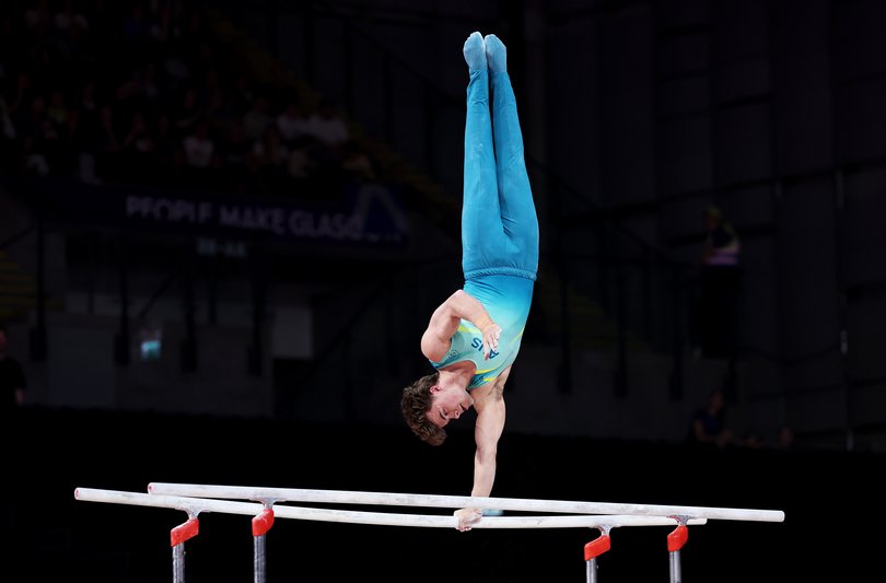 Just an incredible feat of athleticism. 