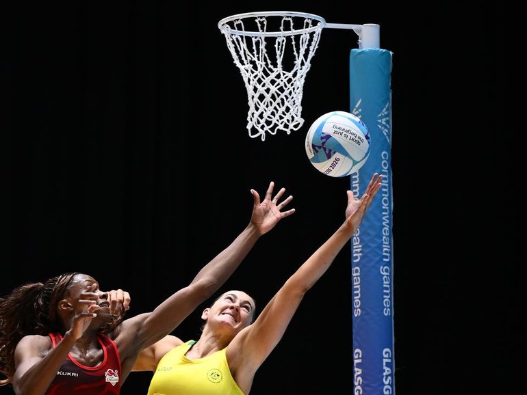 Sophie Garbin has helped Australia record a comfortable win over England at the Commonwealth Games. (Joel Carrett/AAP PHOTOS)