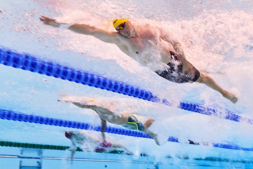 McEvoy in action in the final.